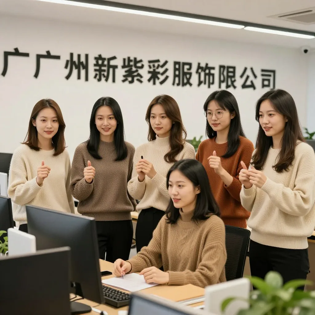 广州市新紫彩服饰有限公司 关于我们配图